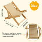 Katzenbett - Verstellbares Katzenbett mit Hammock, Stabiler Ruheplatz für Katzen Bis 10kg, Ideal für Katzen, Welpen und Kleintiere, Katze Beliebtem Sisal-Kratzfläche