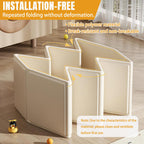 Baignoire pliable bébé - Multifonction et portable pour enfants 0-8 ans, Baignoire enfant pliable pour douche avec bouchon de vidange, Économisante en espace, Solution pratique et spacieuse, Beige